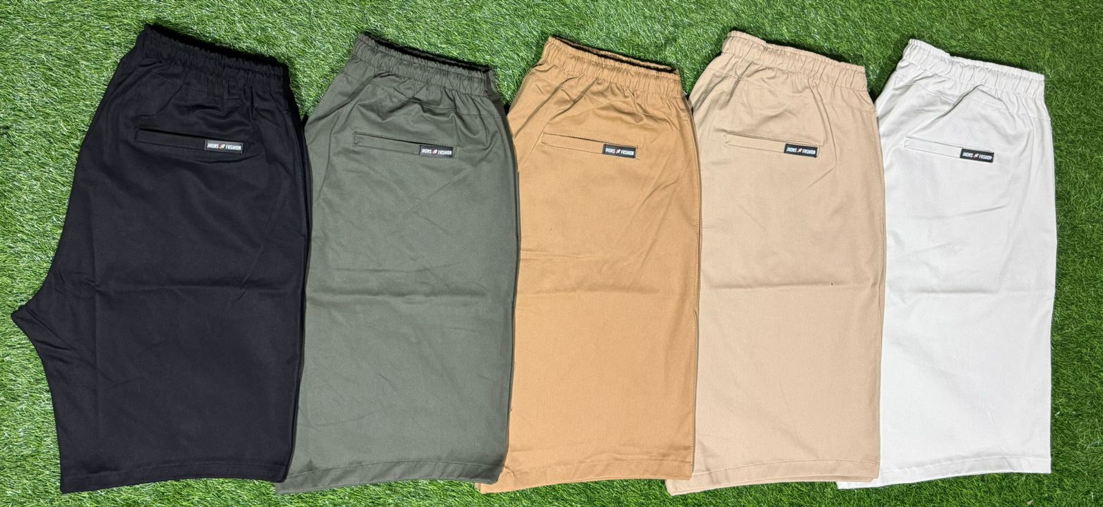 Bermudas hechas con gabardinas Génova Textil