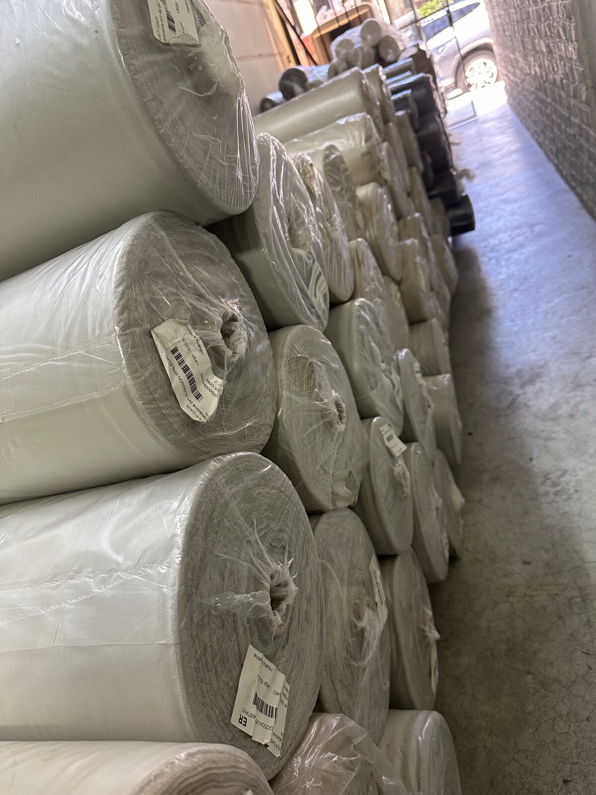 Stock beige blanco